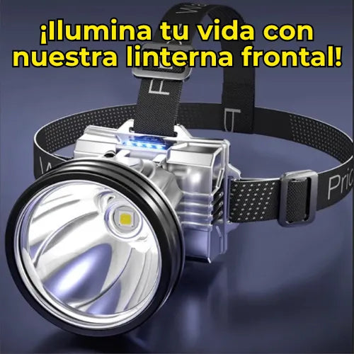 Linterna LED Frontal Super Brillante + REGALO