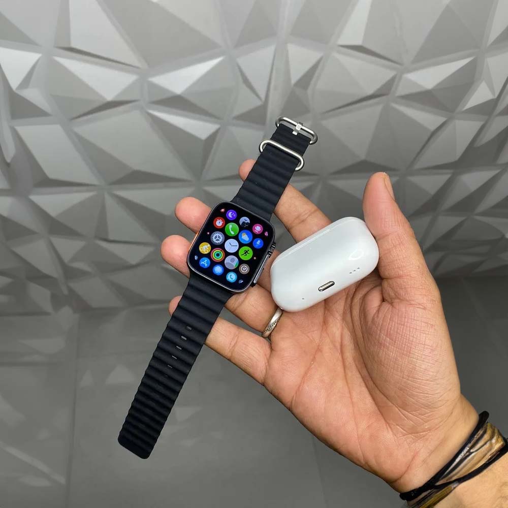 [2 REGALOS INCLUSOS] Smartwatch ULTRA 9™ + REGALOS (AirPods + 7 Pulseras)