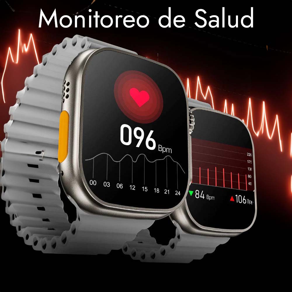 [2 REGALOS INCLUSOS] Smartwatch ULTRA 9™ + REGALOS (AirPods + 7 Pulseras)